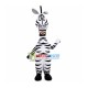 Adult Style Zebra Mascot Funny Costume