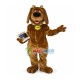 Libby Dog Mascot Costume For University Libby Dog Mascot Costume For University