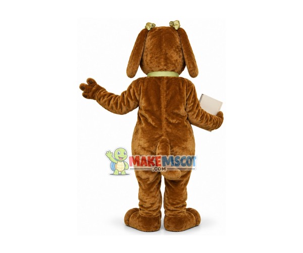 Libby Dog Mascot Costume For University Libby Dog Mascot Costume For University