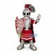 Well-trained Armored Army Mascot Costume Well-trained Armored Army Mascot Costume