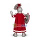 Well-trained Armored Army Mascot Costume Well-trained Armored Army Mascot Costume