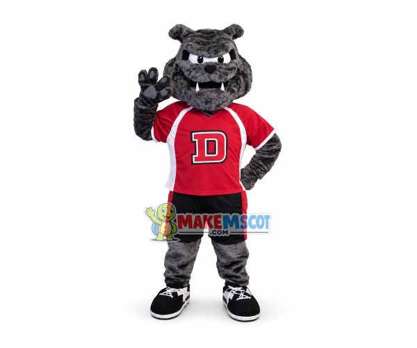 Trained Perseverance Bulldog Mascot Costume Trained Perseverance Bulldog Mascot Costume