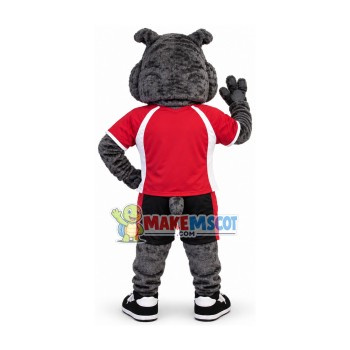 Trained Perseverance Bulldog Mascot Costume