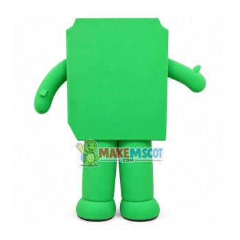 Funny Green Carton Doll Mascot Costume