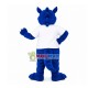 Blue Dragon With Shirt Mascot Costume Of School Blue Dragon With Shirt Mascot Costume Of School