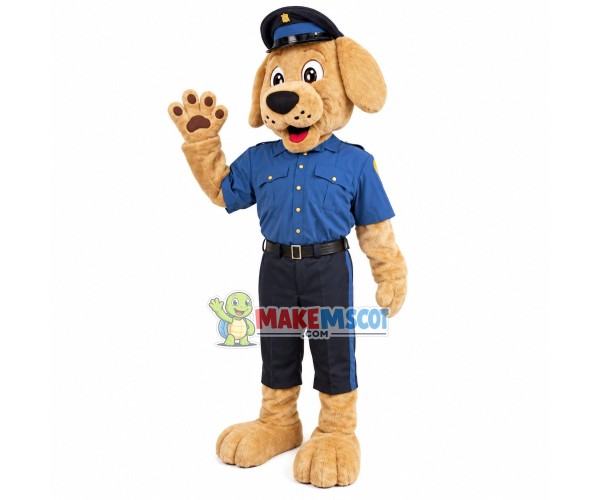 Police Dog Of Justice Mascot Costume Police Dog Of Justice Mascot Costume