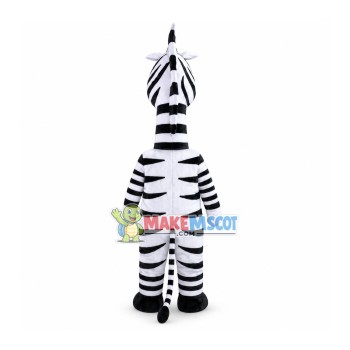 Adult Style Zebra Mascot Funny Costume