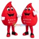 Cartoon Water Drop Of Red Cross Mascot Costume Cartoon Water Drop Of Red Cross Mascot Costume