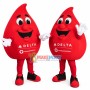 Cartoon Water Drop Of Red Cross Mascot Costume