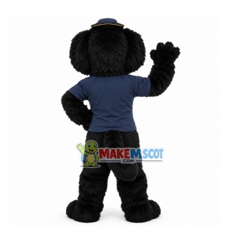 Captain Black Dog of The Fleet Mascot Costume
