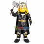 Strong Warrior Holding The Hammer Mascot Costume