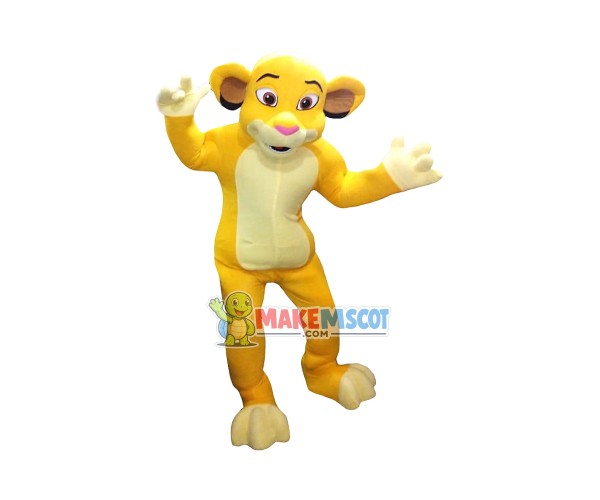 Young Lion Mascot Costume Young Lion Mascot Costume