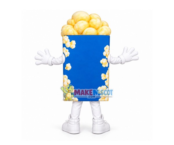 Full Of Family Pack Popcorn Mascot Costume Full Of Family Pack Popcorn Mascot Costume