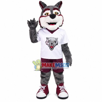 Obedient Gray Wolf Of Wolves Mascot Costume