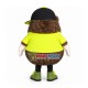 Brown Hairy Doll Of The Barbershop Mascot Costume Brown Hairy Doll Of The Barbershop Mascot Costume