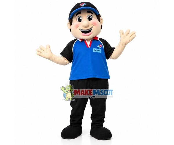 Passionate Male Fan Mascot Costume Passionate Male Fan Mascot Costume