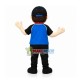 Passionate Male Fan Mascot Costume Passionate Male Fan Mascot Costume
