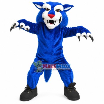 Ferocious Hunting Blue Tiger Mascot Costume Ferocious Hunting Blue Tiger Mascot Costume