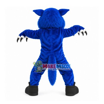 Ferocious Hunting Blue Tiger Mascot Costume Ferocious Hunting Blue Tiger Mascot Costume