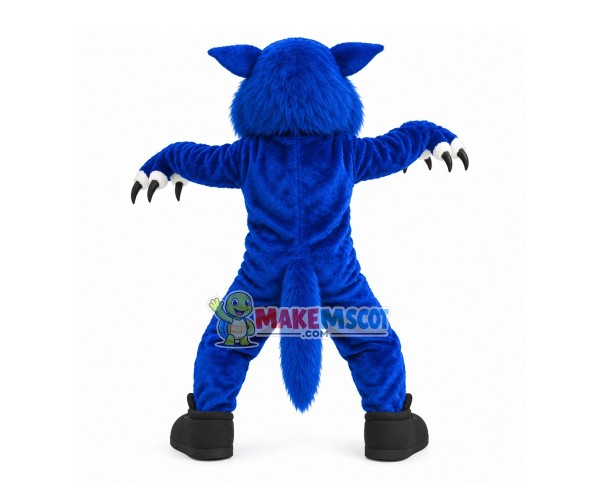 Ferocious Hunting Blue Tiger Mascot Costume Ferocious Hunting Blue Tiger Mascot Costume