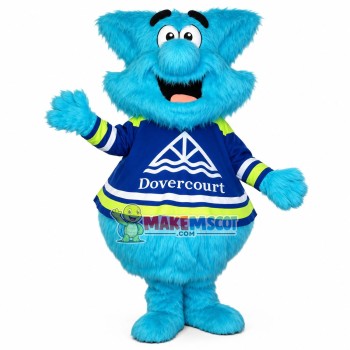 Furry Monster Mascot Costume Of International School Furry Monster Mascot Costume Of International School