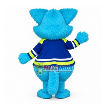 Furry Monster Mascot Costume Of International School Furry Monster Mascot Costume Of International School