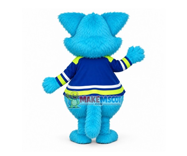 Furry Monster Mascot Costume Of International School