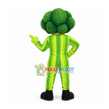 Broccoli Sunglasses Man Mascot Costume Broccoli Sunglasses Man Mascot Costume