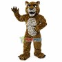 Violent Leopard With Full Muscle Mascot Costume