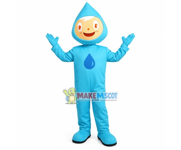 Energy Saving Water Drop Doll Mascot Costume