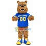 Wild Bulldog With Rivet Collar Mascot Costume