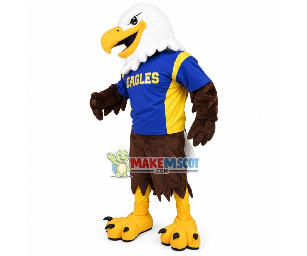 Valorous Bald Eagle Mascot Adult Costume Valorous Bald Eagle Mascot Adult Costume