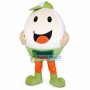 Closed Cartoon Pistachio Mascot Costume
