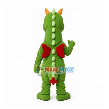 Born Green Flying Dragon Mascot Soft Costume Born Green Flying Dragon Mascot Soft Costume