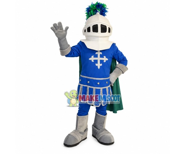 Orderly Crossed Armored Army Mascot Costume Orderly Crossed Armored Army Mascot Costume