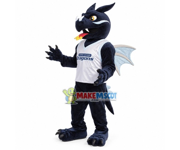Rare Silverwing Fire Dragon Mascot Costume Rare Silverwing Fire Dragon Mascot Costume