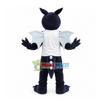 Rare Silverwing Fire Dragon Mascot Costume Rare Silverwing Fire Dragon Mascot Costume