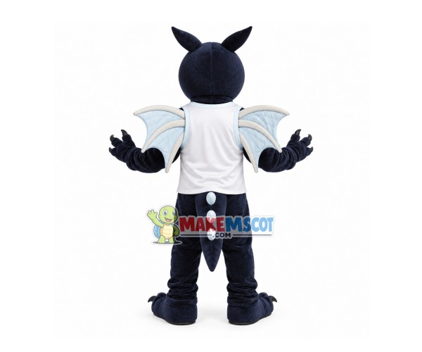 Rare Silverwing Fire Dragon Mascot Costume Rare Silverwing Fire Dragon Mascot Costume