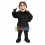 Pilot In The Warm Fur Coat Mascot Costume