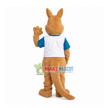 Casual Kangaroo Of The Theme Party Mascot Costume Casual Kangaroo Of The Theme Party Mascot Costume
