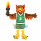 Torchbearer Owl For Circulatory System Mascot Costume Torchbearer Owl For Circulatory System Mascot Costume