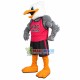 Great Basketball Player Bird With Bulging Muscle Mascot Costume Great Basketball Player Bird With Bulging Muscle Mascot Costume