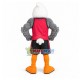 Great Basketball Player Bird With Bulging Muscle Mascot Costume Great Basketball Player Bird With Bulging Muscle Mascot Costume