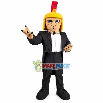 The Solemn Conductor Leopard Mascot Costume