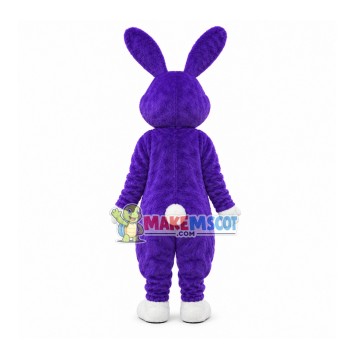 Dark Blue Easter Bunny Mascot Costume Dark Blue Easter Bunny Mascot Costume