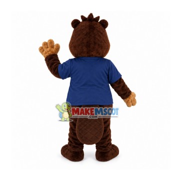 Friendly Winery Beaver Mascot Costume Outfit Friendly Winery Beaver Mascot Costume Outfit
