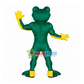 Lean Abdominal Frog Mascot Costume