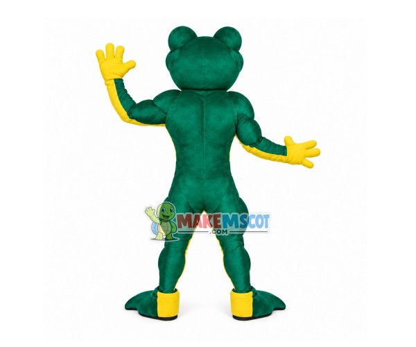 Lean Abdominal Frog Mascot Costume Lean Abdominal Frog Mascot Costume