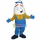 Interesting Banana Man With Poached Egg Eyes Mascot Costume Interesting Banana Man With Poached Egg Eyes Mascot Costume