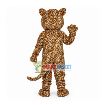 Tamed Leopard Mascot Costume Tamed Leopard Mascot Costume